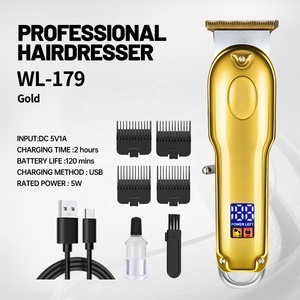 Cortadora de pelo recargable inalámbrica Cortadora de pelo eléctrica profesional para hombres Máquina de corte de pelo de peluquero USB Máquina de afeitar - Product Image 6
