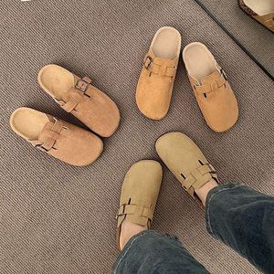Bocken 2025, zapatillas de media punta para mujer, Primavera Verano, nuevo estilo, sandalias de plataforma francesa, ropa exterior, zuecos y mulas para otoño - Product Image 2