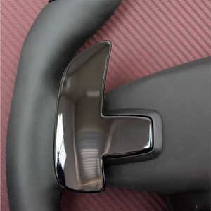 อัพเกรดพวงมาลัยหนังไม้พีชแบบเรียบสำหรับ Mercedes Benz S Class W221 W222 C238 W212 W213 W204 W205 GLA45 C63S <span class=keywords><strong>AMG</strong></span> - Product Image 6