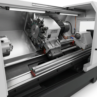 Tour CNC horizontal avec commande multi-axes et haute rigidité |   Centre d'usinage de précision en métal