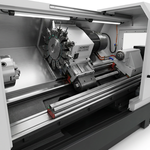 Tour CNC horizontal avec commande multi-axes et haute rigidité |   Centre d'usinage de précision <span class=keywords><strong>en</strong></span> métal - Product Image 5