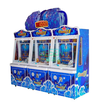 Machine de jeu d'arcade ludique à monnayeur, à lancer de balles et à récompenses, équipement d'amusement commercial sur le thème du carnaval pour centre de jeux