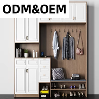 Meubles de salon modernes, durables, portables, de haute qualité, à grande capacité, imperméables, gain de place, armoires à chaussures en bois, nouveaux meubles pour hôtel