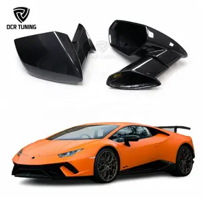For Lamborghini Huracan Dry Carbon Fiber Mirror Cover Replacement 2014-2023 Auto Parts Manufacturer