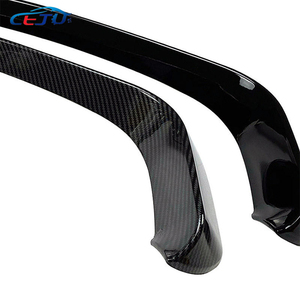 Marcos de luz antiniebla delantera ABS negro brillante, cubierta embellecedora, pegatina de carreras, rejilla para Volkswagen VW Passat B8 2016 2017 2018 <span class=keywords><strong>2019</strong></span> - Product Image 2