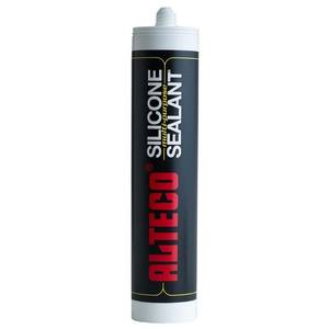 ALTECO Mastic silicone acétique super premium 280ml Adhésif imperméable et résistant aux intempéries pour le travail du bois et du verre à usages multiples - Product Image 5
