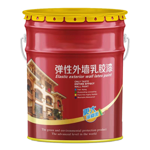 Peinture élastique à base de solvant pour usage extérieur, protection et entretien des murs extérieurs avec application par pulvérisation pour fissures - Product Image 1