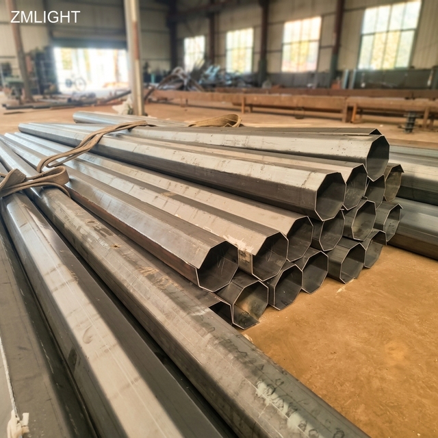 Overhead Power Line Pole 6m 8m 10m 14m Galvanized Steel Power Tower Transmission Tower Transmission Line Steel Pole Tower