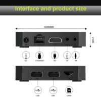 X96Q Plus Allwinner H313 Android TV Box 4K Smart TV Box con 2GB 16GB CPU BT V5.0 Mini PC y WiFi Android 10 TV BOX
