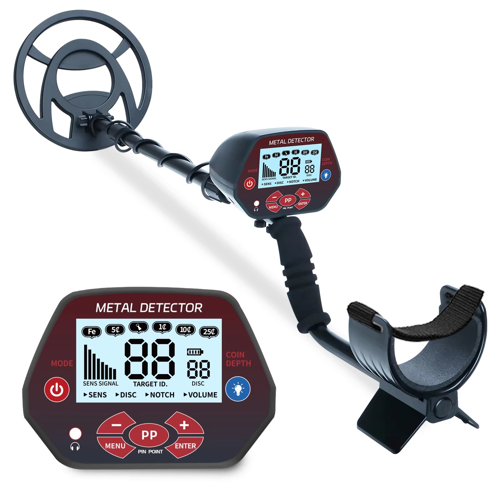 GTX4060 LCD Display Underground Metal Detector - High Precision