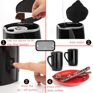 Small Capacity Electric Drip <b>Coffee</b> Maker <b>Machine</b> Household <b>Coffee</b> <b>Machine</b> for 300ml 2 Cup - Product Image 3