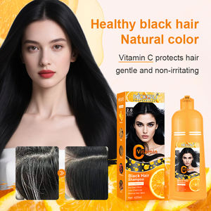 Mokeru <span class=keywords><strong>แชมพู</strong></span>สระผมแบบถาวรสำหรับผู้ชายผู้หญิงน้ำยาย้อมผม<span class=keywords><strong>ป</strong></span>ราศจากแอมโมเนีย VC สีส้มสีดำ - Product Image 2