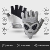 Gants de cyclisme professionnels à demi-doigts avec rembourrage en gel de silicone haute performance pour VTT, vélo de route et sports de plein air