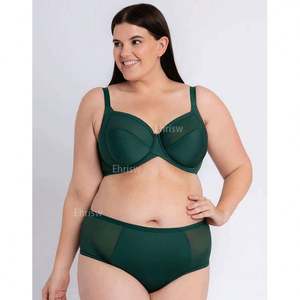 2023 Groothandel Goedkope Prijs Mode Dames Roze Kant Balconette Bralette Set <span class=keywords><strong>Sexy</strong></span> Lingerie - Product Image 6