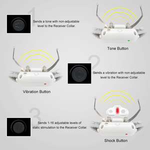 collar de entrenamiento de perro controlado por <span class=keywords><strong>radio</strong></span> / baterías de collar de choque guardián - Product Image 3