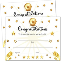 Certificats de récompense pour étudiants, diplômes vierges, papier de certificat pour les diplômes de maternelle et de préscolaire