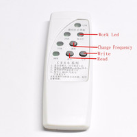Copieur RFID Zhizaibide ID EM EM4305 T5577 ABS Blanc 8cm Lecteur/Écrivain 125Khz 250Khz 375Khz 500Khz Cartes Protocole ISO 7815