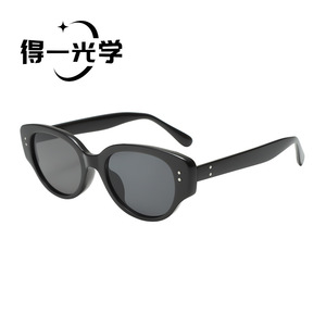 De Yi Optics Cat Eye <b>Sunglasses</b> For Women Pc Frame Uv400 Protection Fashionable Outings Cycling Driving - Product Image 2