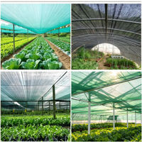Jaring Peneduh Pertanian 100% HDPE Tahan UV, Kain Peneduh Kebun Rumah Kaca, Terpal Jaring Bahan PE Warna Hijau