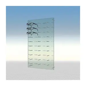 Özel duvara monte akrilik optik gözlük gözlük vitrin rafı standı panoları panelleri gözlük duvar ekranı - Product Image 3