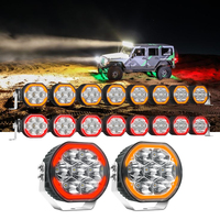 Sistema de Luces LED Antiniebla/Reflector 4x4 Todoterreno, Resistentes al Agua IP67, 24v, Conectables, para Camiones y Otros Vehículos