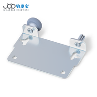 Roulettes concaves pour portes coulissantes de placard JOB, roulettes en aluminium pour portes coulissantes de garde-robe, roulettes en nylon pour portes coulissantes