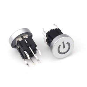 9x9 mét <span class=keywords><strong>Led</strong></span> Mini Tactile chuyển đổi push button chuyển với <span class=keywords><strong>LED</strong></span> SMD thiết bị đầu cuối tùy chỉnh biểu tượng khác nhau Nút mũ - Product Image 2