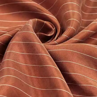 Tissu Cupro uni, respirant, doux, à surface délicate, en cuivre lourd, confortable et élégant, effet délavé, pour robes de femme et textiles de maison