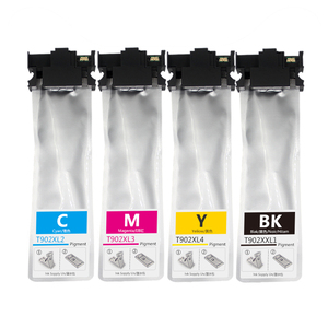 Bolsa de Tinta Ocbestjet T902XL1-T902XL4 Llena de Tinta y Chip para Impresora Epson WorkForce Pro WF-C5290 C5790 WF-C5210 C5710 (<span class=keywords><strong>NAR</strong></span>) - Product Image 1