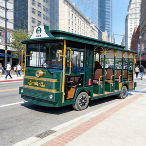Autobús Eléctrico de Cuatro Ruedas Personalizable con Temática, Vehículo Eléctrico para Turismo, Ideal para Resorts y Parques - Product Image 2