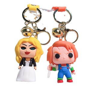 14 styles de porte-clés d'inspiration série d'horreur : Ghost Doll Killer, Ghost Bride Doll, Clown Rebirth pour Halloween - Product Image 1