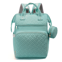 Sac à dos convertible antivol pour poussette, sac de rangement fonctionnel pour le change et les couches de bébé