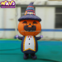 Mascotte de citrouille gonflable personnalisable pour la décoration commerciale, la publicité de marque et les grands événements thématiques