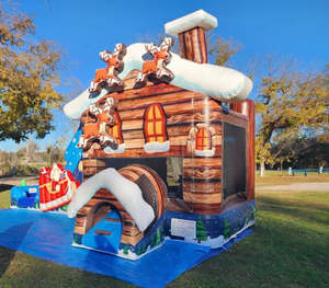 2025 Design Château Gonflable Santa Bounce House Combo - Dry Châteaux Gonflables <span class=keywords><strong>Pas</strong></span> <span class=keywords><strong>Cher</strong></span> à <span class=keywords><strong>Acheter</strong></span> Château Gonflable Pvc Matériel - Product Image 2