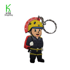 <span class=keywords><strong>LLavero</strong></span> de pvc con logo personalizado, <span class=keywords><strong>llavero</strong></span> de <span class=keywords><strong>bombero</strong></span> de goma - Product Image 6