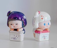 Nuevo Original Buer Little Time Series Linda Mini Caja Sorpresa de Cristal Adorno de Escritorio de Moda Juguete Creativo Edición Limitada Modelo Kawaii