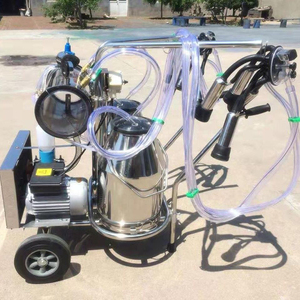 Buen precio hogar caminar portátil vaca lechera oveja uso ordeñadora compresión de aire ventosa ajustable ordeñadora - Product Image 3