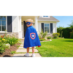 बच्चों के लिए सुपरहीरो कैप्चा मास्क डबल लेयर डिजाइन वाटरप्रूफ टिकाऊ कोस्प्ले के लिए वाटरप्रूफ टिकाऊ कोप्ले - Product Image 2