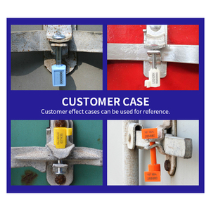 Jcbs001 bảo mật cao Container vận chuyển con dấu Bolt con dấu với logo trên nó - Product Image 5