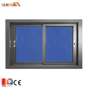 Giá Rẻ Giá Nhôm Nhôm Màu Cửa Sổ Tùy Chỉnh Làm Nhà Nhôm Màu Xanh Lá Cây Màu Kính Cửa Sổ Trượt Để Bán - Product Image 3