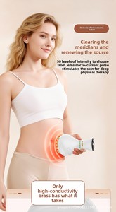 Cepillo Eléctrico Amarillo Simple para Masaje Corporal Completo, <span class=keywords><strong>Piernas</strong></span>, Cervicales, Columna Vertebral, Abdomen, Desbloqueo <span class=keywords><strong>de</strong></span> Meridianos - Product Image 6