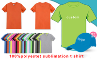 T-shirt personnalisé pas cher 100 polyester T-shirts vierges pour hommes en gros