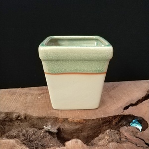 Pots à succulentes en céramique Evergreenwrap Crackle Glaze, petits, respirants, mini-jardinières pour balcon et bureau, soldes - Product Image 6