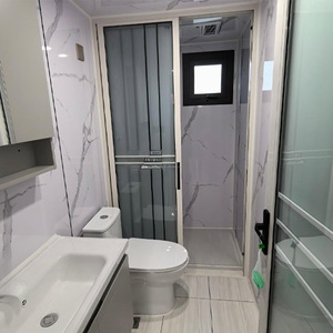 Maison préfabriquée en conteneur maritime extensible de 40 pieds et 20 pieds, en acier léger, pliable, villa préfabriquée, 5 chambres, utilisation commerciale, moderne - Product Image 6