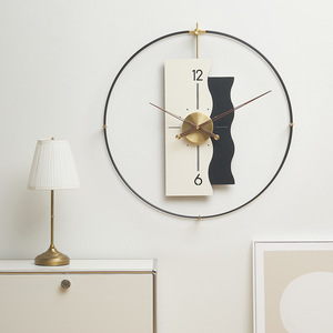 Modern Luxury <b>Wall</b> <b>Clock</b> Round <b>Silent</b> Battery Powered Living Room Decorative Art <b>Clock</b> Single Face Jumping Seconds Movement - Product Image 4