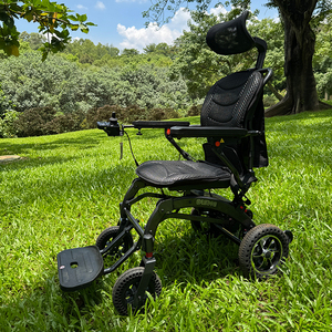 Silla de Ruedas Eléctrica Plegable Ultraligera de Aluminio, Portátil, con Batería de Litio para Uso Médico y de Rehabilitación - Product Image 2