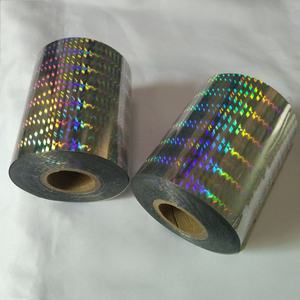 Lámina de Estampado en Caliente Bonedry 713 Holográfica Metálica de PET, Rollo de 8CM*120M, para Señuelos de Pesca y Embalaje - Product Image 3