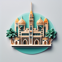 Impression en gros souvenir personnalisé drapeau en métal Dubaï EAU réfrigérateur pays aimant avec Souvenir 3d métal réfrigérateur aimant