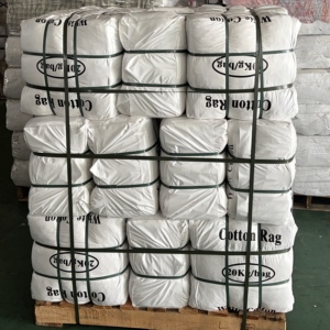 Stracci Bianchi in Cotone Riciclato per Pulizia, Delicati e Non Dannosi per <span class=keywords><strong>la</strong></span> Superficie, con Forte Potere Pulente - Product Image 5
