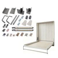 Accessoires de lit mural pliant King Murphy, modernes et économiques, pour gain de place, avec quincaillerie pour ensembles de chambre verticaux dissimulés